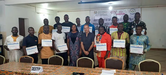 Training Beninese teachers, Parakou, June 2024